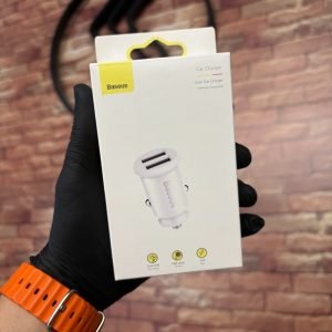 Carregador Veicular Baseus Grain 2 Entradas Usb 5v 3.1a